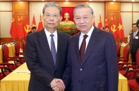 Đoàn đại biểu Đảng, Nhà nước Trung Quốc đến Hà Nội, hội kiến Tổng Bí thư Tô Lâm
