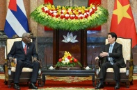 Chủ tịch Quốc hội Cuba hội kiến Chủ tịch nước Lương Cường