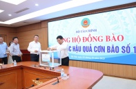 Bộ Tài chính phát động ủng hộ đồng bào chịu hậu quả cơn bão số 10