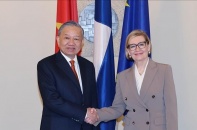 Tổng Bí thư Tô Lâm hội kiến Phó chủ tịch thứ nhất Quốc hội Phần Lan Paula Risikko