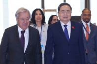 Chủ tịch Quốc hội Trần Thanh Mẫn hội kiến Tổng Thư ký Liên hợp quốc