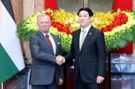 Chủ tịch nước Lương Cường hội đàm với Quốc vương Jordan Abdullah II Ibn Al-Hussein