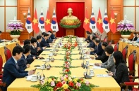 Tổng Bí thư Tô Lâm hội kiến Chủ tịch Quốc hội Hàn Quốc