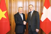 Phó Thủ tướng Thường trực Nguyễn Hòa Bình thăm làm việc tại Thuỵ Sĩ