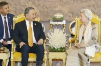 Tổng Bí thư Tô Lâm thăm Hoàng thái hậu Norodom Monineath Sihanouk