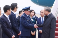 [Ảnh] Tổng Bí thư Tô Lâm đến  Washington D.C. tham dự cuộc họp khai mạc Hội đồng Hòa bình về Gaza