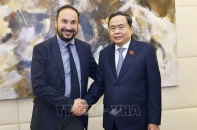 Chủ tịch Quốc hội Trần Thanh Mẫn gặp lãnh đạo Đảng Tái lập Cộng sản Italia