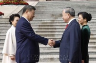 [Ảnh] Lễ đón trọng thể Tổng Bí thư, Chủ tịch nước Tô Lâm thăm cấp Nhà nước đến Trung Quốc