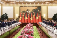 [Ảnh] Tổng Bí thư, Chủ tịch nước Tô Lâm hội đàm với Tổng Bí thư, Chủ tịch nước Trung Quốc Tập Cận Bình