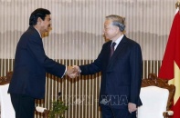 Tổng Bí thư, Chủ tịch nước Tô Lâm tiếp đại diện các tập đoàn, doanh nghiệp Ấn Độ