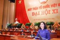 Bà Bùi Thị Minh Hoài tái cử Chủ tịch Mặt trận Tổ quốc Việt Nam