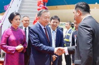 Tổng Bí thư, Chủ tịch nước Tô Lâm và Phu nhân bắt đầu chuyến thăm chính thức Thái Lan