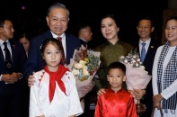[Ảnh] Tổng Bí thư, Chủ tịch nước Tô Lâm và Phu nhân bắt đầu chuyến thăm cấp Nhà nước tới Singapore