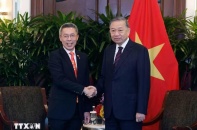 Tổng Bí thư, Chủ tịch nước Tô Lâm tiếp các doanh nghiệp lớn của Singapore