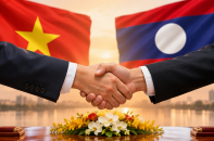 [Ảnh] Lễ ký kết các văn kiện hợp tác Việt Nam - Lào