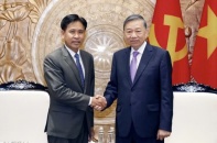 Tổng Bí thư, Chủ tịch nước Tô Lâm tiếp Chánh án Tòa án nhân dân tối cao Lào
