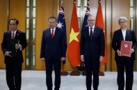 Tổng Bí thư, Chủ tịch nước Tô Lâm chứng kiến trao văn kiện hợp tác giữa Việt Nam-Australia