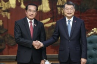 Thủ tướng Lê Minh Hưng tiếp Chủ nhiệm Ban Kiểm tra Trung ương Lào