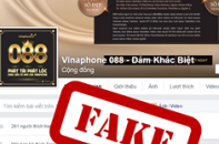 Fanpage giả mạo VinaPhone lừa đấu giá sim 0888888888