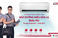 LG bảo dưỡng điều hòa miễn phí cho khách hàng