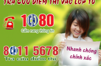 Xem nhanh điểm thi vào lớp 10 năm học 2017-2018 ở Hà Nội  