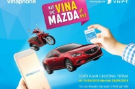 Thuê bao VinaPhone đầu tiên trúng xe Mazda 6 trị giá 899 triệu đồng