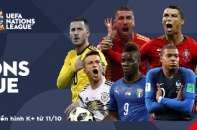 UEFA Nations League sẽ được phát sóng trên K+