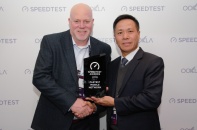 VinaPhone nhận giải thưởng do Speedtest trao tặng