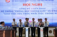 TP.HCM bắt đầu triển khai "họp không giấy tờ" và "giao việc tức thời - nhắc việc thông minh"
