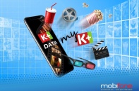 Bạt ngàn phim bom tân, video hot với K+ Data của MobiFone