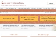 Từ 1/10, thí điểm nộp tạm ứng lệ phí, án phí trên Cổng dịch vụ công Quốc gia