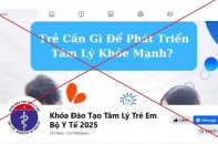  Bộ Y tế cảnh báo Fanpage giả mạo 