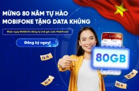 MobiFone ưu đãi lớn nhân dịp kỷ niệm 80 năm Cách mạng tháng Tám và Quốc khánh 2/9
