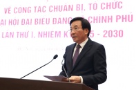 Đại hội đầu tiên của Đảng bộ Chính phủ theo mô hình mới Đại hội đầu tiên của Đảng bộ Chính phủ theo mô hình mới