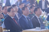 Chủ tịch Quốc hội Trần Thanh Mẫn dự lễ khởi công dự án đại lộ cảnh quan sông Hồng