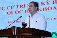 Phó Thủ tướng Thường trực Phạm Gia Túc tiếp xúc cử tri tỉnh Hà Tĩnh