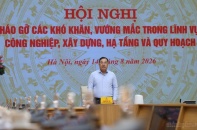 Xử lý đến cùng kiến nghị của doanh nghiệp công nghiệp, xây dựng, hạ tầng 
