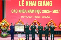Thủ tướng dự lễ khai giảng năm học mới của Học viện Quốc phòng