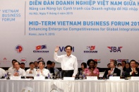 Khai mạc Diễn đàn Doanh nghiệp Việt Nam giữa kỳ 2015