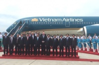 Siêu máy bay Airbus A350 chính thức gia nhập Vietnam Airlines