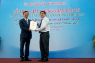 VWS nhận giấy phép thành lập Công ty cổ phần Xử lý chất thải Việt Nam-Long An