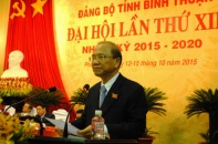 Ông Nguyễn Mạnh Hùng tái đắc cử Bí thư Tỉnh ủy Bình Thuận