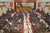 Bà Tòng Thị Phóng dự, chỉ đạo Đại hội đại biểu Đảng bộ tỉnh Bình Định lần thứ XIX