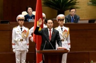 Chủ tịch nước Trần Đại Quang tuyên thệ nhậm chức