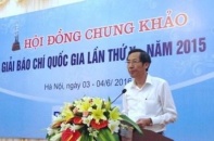 Công bố Giải báo chí quốc gia lần thứ 10 - 2015: Báo Đầu tư đoạt giải A