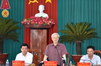 Tổng Bí thư Nguyễn Phú Trọng làm việc với Ban Chấp hành Đảng bộ tỉnh Bà Rịa - Vũng Tàu