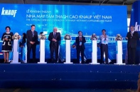 Knauf khánh thành Nhà máy tấm thạch cao vốn 30 triệu Euro tại Hải Phòng
