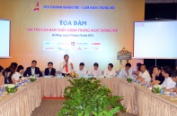 Tọa đàm Hội Doanh nhân trẻ: Người đứng đầu Hội phải cân bằng tài, tầm, tâm, trí và thời gian