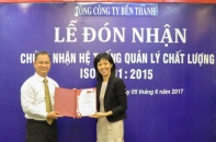 Benthanh Group đón nhận “Chứng nhận hệ thống quản lý chất lượng theo tiêu chuẩn ISO 9001:2015”