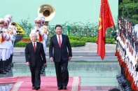 Lễ đón Chủ tịch Trung Quốc Tập Cận Bình tại Hà Nội